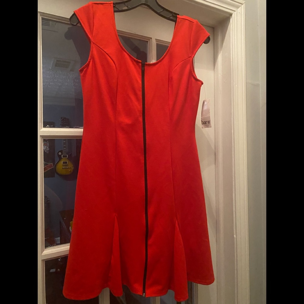 Bar III from Macy’s red dress